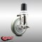 Service Caster 5 Inch 316SS Gray Polyurethane Swivel 1-7/8 Inch Expanding Stem Caster Brake SCC-SS316EX20S514-PPUB-TLB-178 - alternate 2